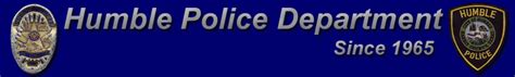 Humble Police Department P2C.